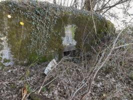 Ligne Maginot - MUEHLENBACH 1 - (Blockhaus pour arme infanterie) - La façade de tir.