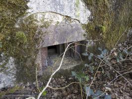 Ligne Maginot - MUEHLENBACH 1 - (Blockhaus pour arme infanterie) - Le créneau pour une mitrailleuse.