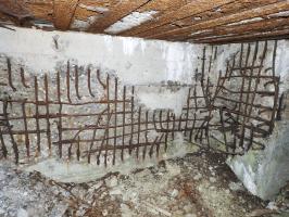 Ligne Maginot - MUEHLENBACH 4 - (Blockhaus pour canon) - L'état de l'intérieur du mur Est. 