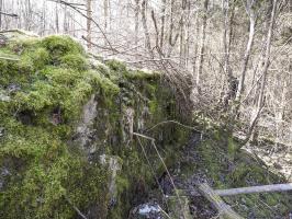 Ligne Maginot - MUEHLENBACH 5 - (Blockhaus pour arme infanterie) - La façade de tir du blockhaus.