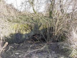 Ligne Maginot - KIRCHENWALD (7° CIE - II/160° RIF) - (PC de Sous-Quartier) - La façade du PC