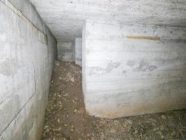 Ligne Maginot - GROSSLING (II° 59° RAMF) - (PC de Quartier) - L'intérieur de l'abri à trois alvéoles.