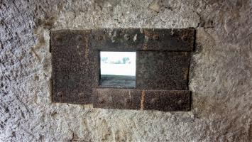 Ligne Maginot - BETTELSTOCK - (Blockhaus pour canon) - Créneau de défense rapprochée dans la caponnière