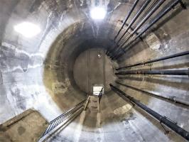Ligne Maginot - BAN SAINT JEAN - (Camp de sureté) - Château d'eau (R1)
Vue interne du fut