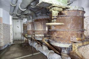 Ligne Maginot - DENTING - A28 - (Ouvrage d'infanterie) - Bloc 1
Étage inférieur
La salle des filtres de l'ouvrage