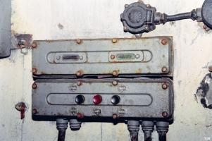 Ligne Maginot - SCHIESSECK - (Ouvrage d'artillerie) - Bloc 4
Systéme de commande de la ventilation, régimes Normal-Gazé