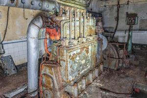 Ligne Maginot - SCHIESSECK - (Ouvrage d'artillerie) - Moteur Sulzer 