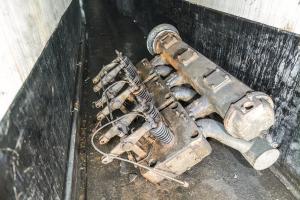 Ligne Maginot - SCHIESSECK - (Ouvrage d'artillerie) - Bloc 8
Les dessous
Détails de la culasse et de ses soupapes