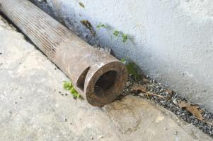 Ligne Maginot - RIMPLAS (RS) - (Ouvrage d'artillerie) - Tube du mortier 81