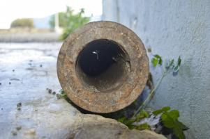 Ligne Maginot - RIMPLAS (RS) - (Ouvrage d'artillerie) - Tube du mortier 81