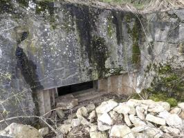 Ligne Maginot - BOLCHERBERG SUD - (Blockhaus pour canon) - Le créneau pour un canon AC25.