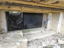 Ligne Maginot - BOLCHERBERG SUD - (Blockhaus pour canon) - Le créneau pour un canon AC25.