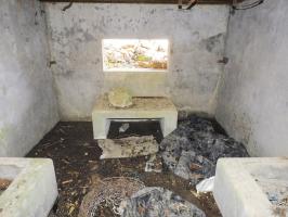 Ligne Maginot - BOLCHERBERG SUD - (Blockhaus pour canon) - La chambre de tir pour le canon anti-char.