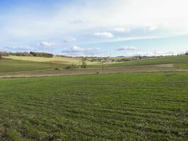 Ligne Maginot - BOLCHERBERG SUD - (Blockhaus pour canon) - Le champ de tir vers le village d'Obervisse.