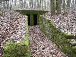 Ligne Maginot - GROS BOIS (160° RIF) - (PC de Sous-Secteur) - L'un des bâtiments composant le PC