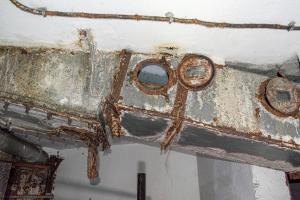 Ligne Maginot - METRICH - A17 - (Ouvrage d'artillerie) - Bloc 1
Le convoyeur à rouleaux pour l'évacuation des douilles