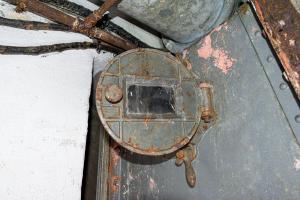 Ligne Maginot - METRICH - A17 - (Ouvrage d'artillerie) - Bloc 1
Le convoyeur à rouleaux pour l'évacuation des douilles