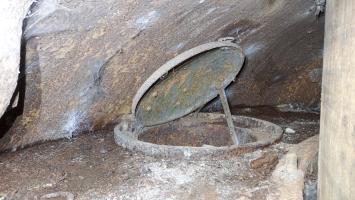 Ligne Maginot - WELSCHHOF - (Ouvrage d'infanterie) - L'entrée de l'avant cuirasse de la tourelle pour 2 armes mixtes