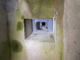 Ligne Maginot - MONT AGEL EST - BLOC 8 - (Observatoire d'artillerie) - Le créneau d'entrée