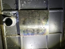 Ligne Maginot - MONT AGEL EST - BLOC 8 - (Observatoire d'artillerie) - Le boitier de commande d'alimentation du périscope