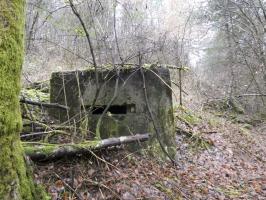 Ligne Maginot - RUISSEAU DU GROSSTHAL 3 - (Blockhaus pour arme infanterie) - La façade de tir.