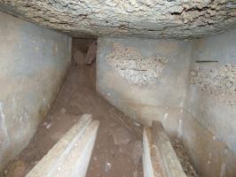 Ligne Maginot - RUISSEAU DU GROSSTHAL 3 - (Blockhaus pour arme infanterie) - L'intérieur vu depuis le créneau.