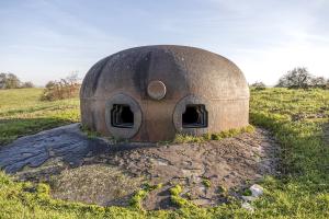 Ligne Maginot - HAUT POIRIER - (Ouvrage d'infanterie) - Bloc 1
La cloche modèle 1934 type B pour arme mixte