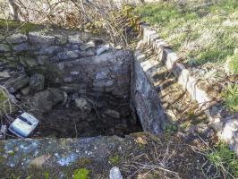 Ligne Maginot - KLEIBORN NORD - (Blockhaus pour canon) - L'entrée matériel encombrée de détritus.