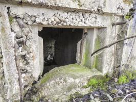 Ligne Maginot - KLEIBORN SUD - (Blockhaus pour arme infanterie) - L'embrasure de tir.