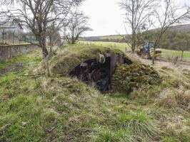 Ligne Maginot - MOMERSTROFF - (Abri) - L'abri est encore recouvert de sa couverture en terre.