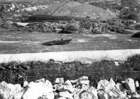 Ligne Maginot - MONT AGEL - (Ouvrage d'artillerie) - Une des deux tourelles qui à l'époque, dans les années '50', n'avaient pas encore leur 'chapeau chinois'.