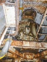 Ligne Maginot - FOUR A CHAUX - FAC - (Ouvrage d'artillerie) - Bloc 3
Vue du niveau supérieur; le plancher a hélas disparue