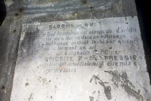 Ligne Maginot - BILLIG - A18 - (Ouvrage d'artillerie) - Bloc 5
Avis concernant l'alerte au gaz