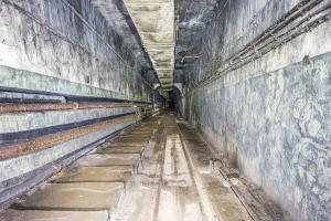 Ligne Maginot - BILLIG - A18 - (Ouvrage d'artillerie) - Entrée mixte
Plan incliné
