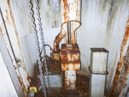 Ligne Maginot - FOUR A CHAUX - FAC - (Ouvrage d'artillerie) - Bloc 4
Plancher mobile de la cloche JM est 