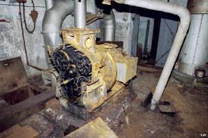 Ligne Maginot - FROHMUHL (PC DU QUARTIER KAPELLENHOF - II/153° RIF) - (Abri) - Les vestiges de l'un des groupes électrogènes à moteur Supdi