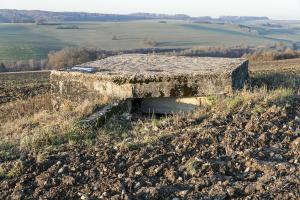 Ligne Maginot - SCHITTEFELD 5 - (Blockhaus pour canon) - Façade arrière