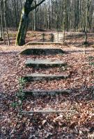 Ligne Maginot - SAINT HUBERT - DéPôT ARRIèRE - (Dépôt de Munitions) - Plateforme pour voie de 60 entre la voie normale 1 et 2