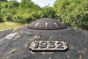 Ligne Maginot - HOCHWALD - (Ouvrage d'artillerie) - Bloc 15
Tourelle de mitrailleuses