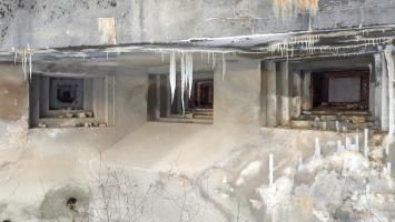 Ligne Maginot - HOCHWALD - (Ouvrage d'artillerie) - Bloc  13
Casemate d'infanterie pour jumelages de mitrailleuses et canon de 47 antichar