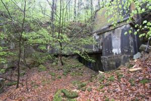 Ligne Maginot - HOCHWALD - Reduit ( Ouvrage d'infanterie ) - Les ruines de l'entrée mixte détruite par une explosion