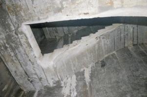 Ligne Maginot - HOCHWALD - Reduit ( Ouvrage d'infanterie ) - Le puits de remontée vers l'entrée hommes (non réalisée)