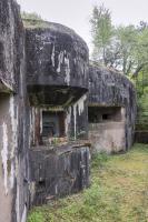 Ligne Maginot - SIMSERHOF - (Ouvrage d'artillerie) - Bloc 1
Créneau de 135mm
