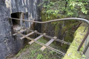 Ligne Maginot - SIMSERHOF - (Ouvrage d'artillerie) - Bloc 1
Issue de secours
