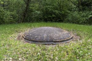 Ligne Maginot - SIMSERHOF - (Ouvrage d'artillerie) - Bloc 2
Tourelle pour mortiers 81mm
