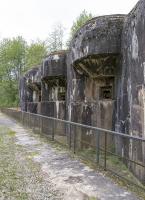 Ligne Maginot - SIMSERHOF - (Ouvrage d'artillerie) - Bloc 6
Les trois créneaux de 75 mle 32