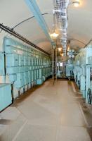 Ligne Maginot - SIMSERHOF - (Ouvrage d'artillerie) - Tableau électrique général de l'ouvrage
A droite le tableau général basse tension, à gauche les cellules moyenne tension
L'autotransformateur est visible sur la droite après les cellules MT