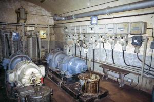 Ligne Maginot - SIMSERHOF - (Ouvrage d'artillerie) - Sous station tourelles au niveau des blocs avant