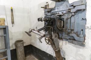 Ligne Maginot - GALGENBERG - A15 - (Ouvrage d'artillerie) - Entrée munitions
Le jumelage de mitrailleuses Reibel MAC 31