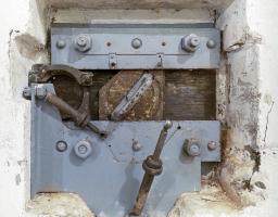 Ligne Maginot - GALGENBERG - A15 - (Ouvrage d'artillerie) - Entrée munitions
Créneau FM 24/29